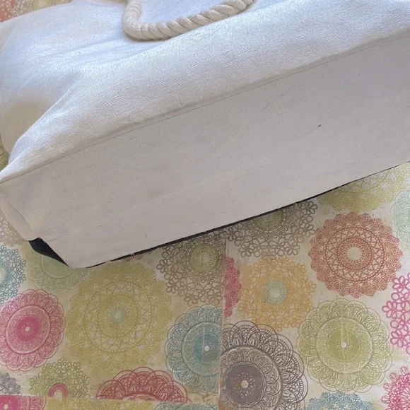 Canvas “Shell Yeah” Beach Tote - Picture 4 of 9